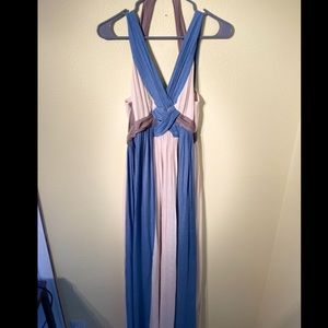 Ryu Long Dusty Blue Sleeveless Maxi Dress